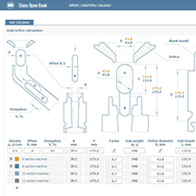 Gob / Orifice Calculator