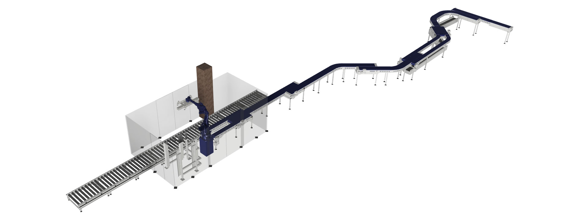 Cold End Line Conveyors and Palletizing Systems - B-Tec Intralogistik GmbH - 701297