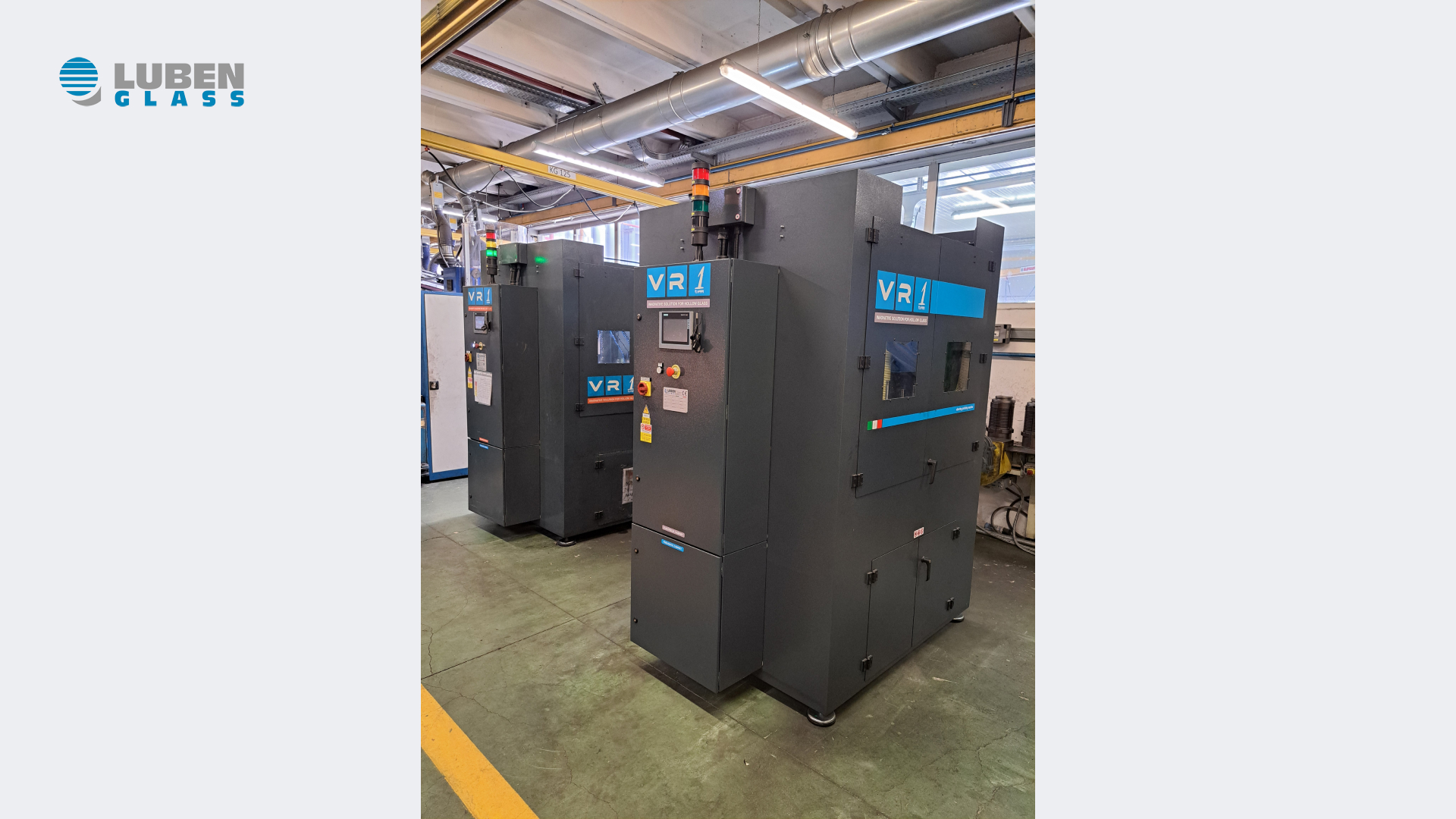 VR1 Evo - Vibrating Polishing Machine for moulds & plungers - LUBEN GLASS - 372176