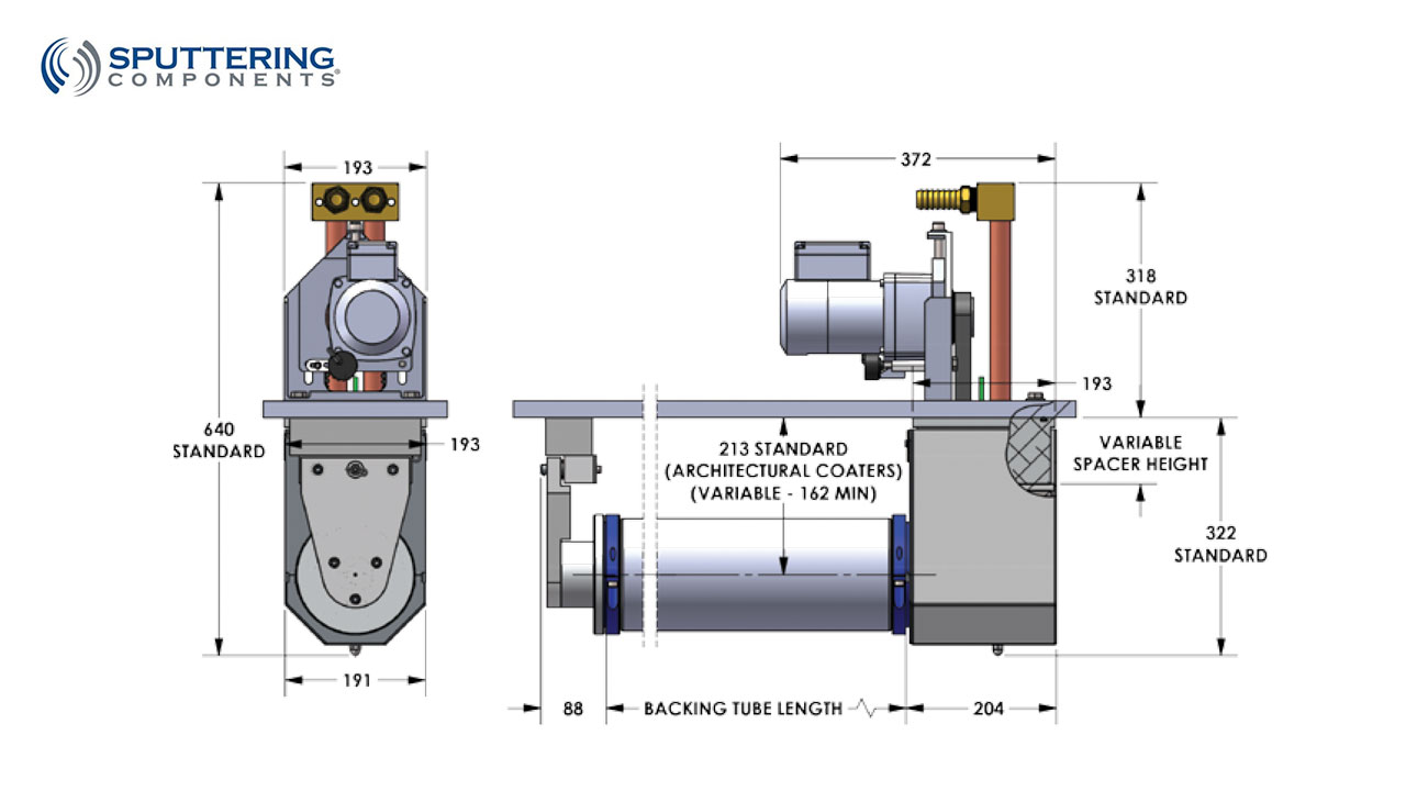 SC-Series Internal Mount End Blocks - Sputtering Components - 19879