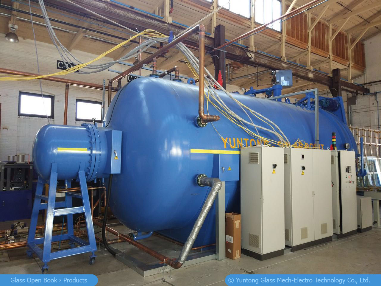 Glass laminating line - QINHUANGDAO YUNTONG GLASS MECH-ELECTRO TECHNOLOGY CO. LTD. - 12137