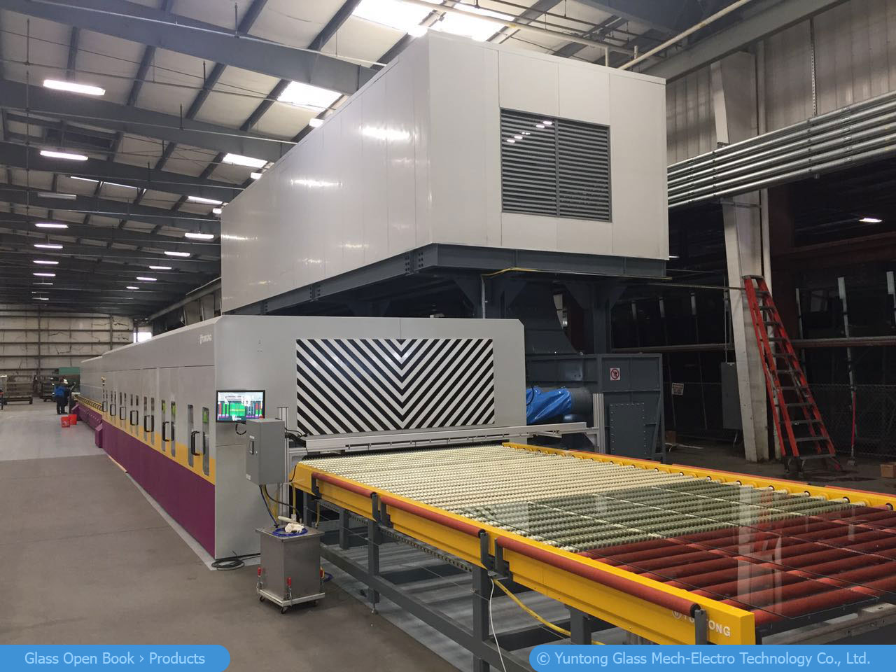 Glass tempering furnace - QINHUANGDAO YUNTONG GLASS MECH-ELECTRO TECHNOLOGY CO. LTD. - 12238