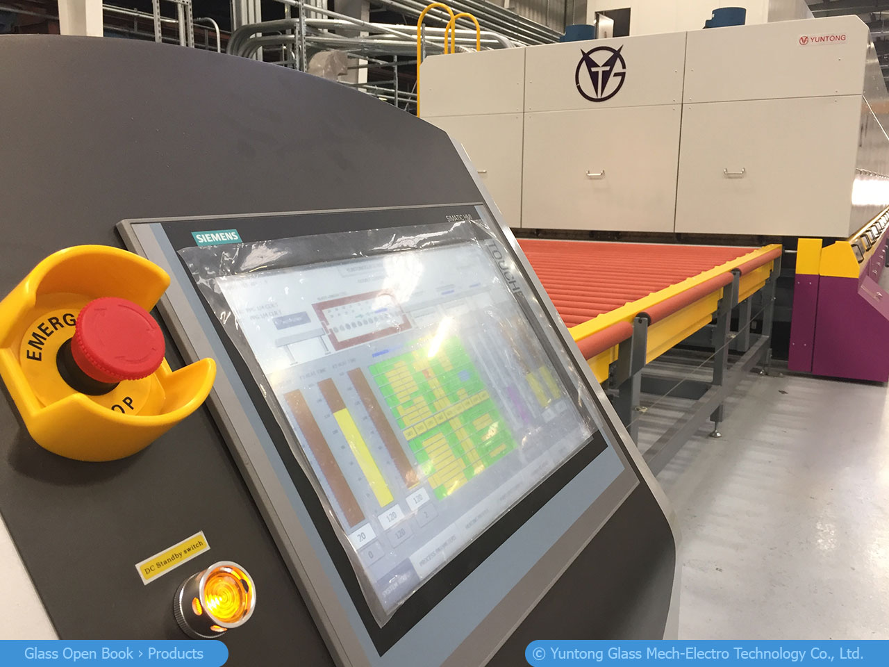 Glass tempering furnace - QINHUANGDAO YUNTONG GLASS MECH-ELECTRO TECHNOLOGY CO. LTD. - 12438