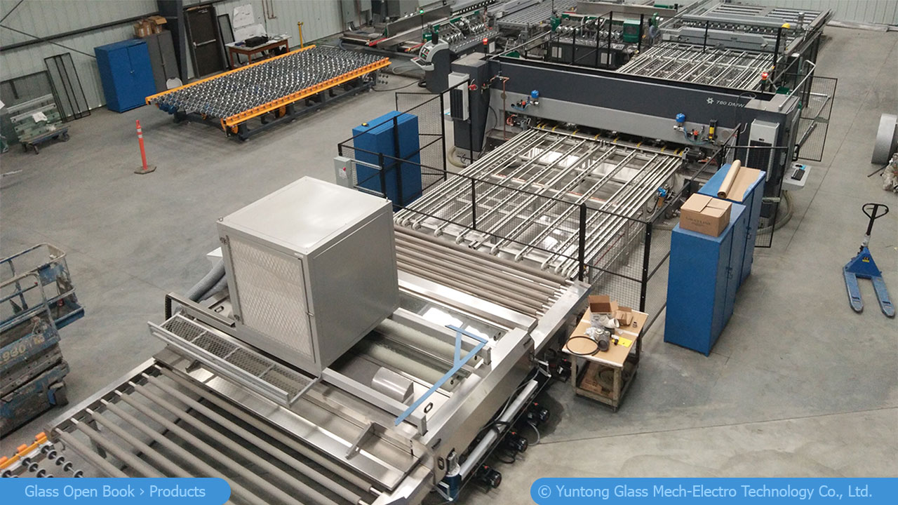 Glass washing and drying machine - QINHUANGDAO YUNTONG GLASS MECH-ELECTRO TECHNOLOGY CO. LTD. - 12539