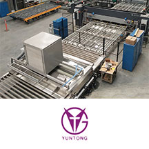 Glass washing and drying machine